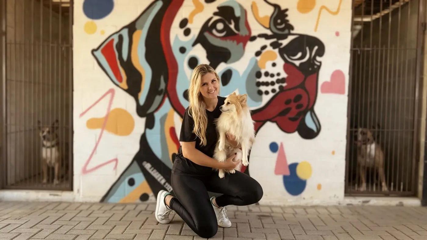 Estrutura de hospedagem canina da Pet K-9, com baias próprias